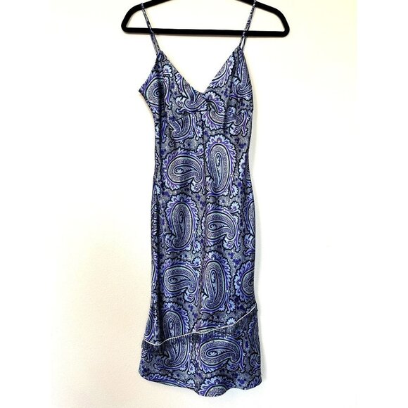 Mirrors Y2K Fitted Mosaic Print Midi Dress M - Picture 3 of 16
